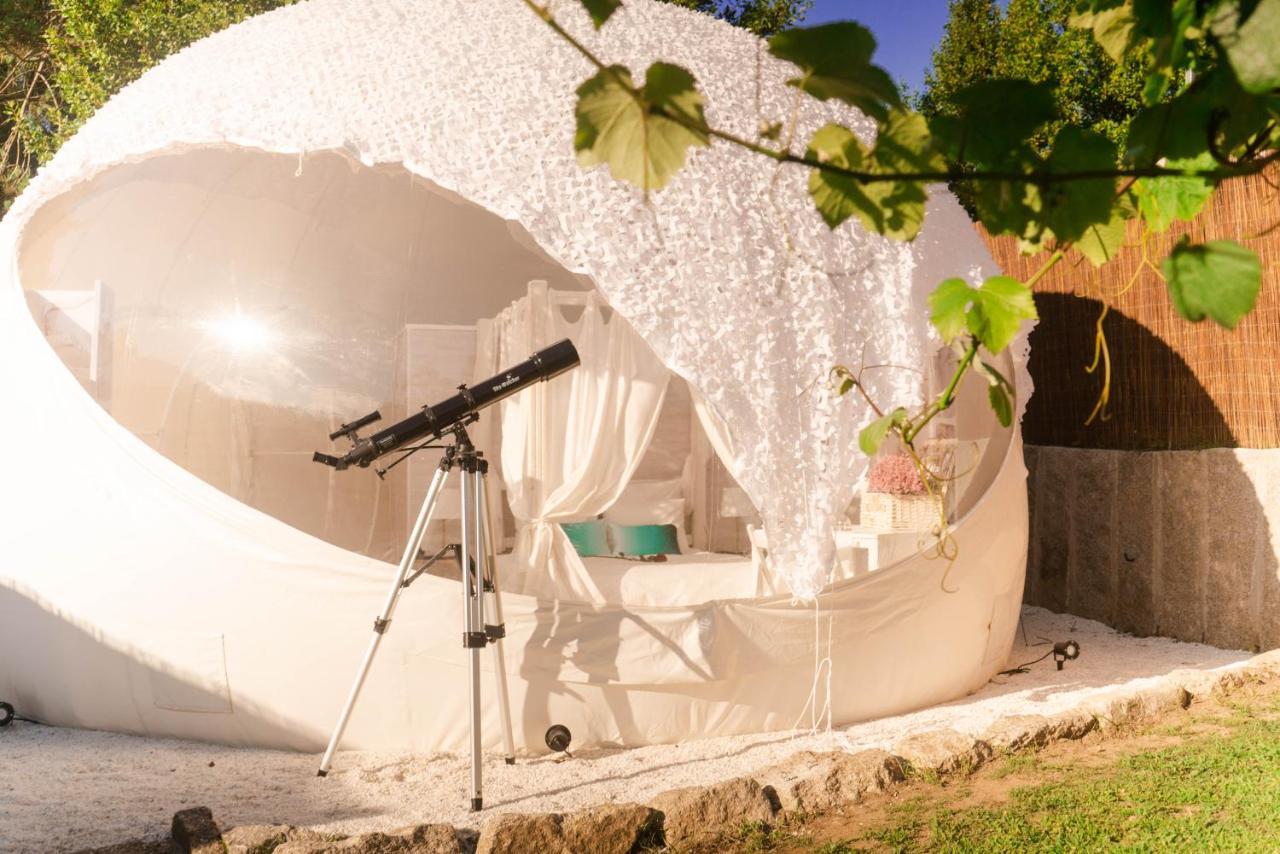Burbujas Astronomicas Albarari Sanxenxo Hotel Buitenkant foto