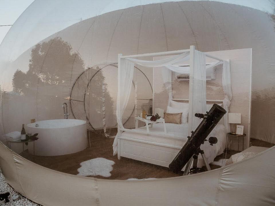 Burbujas Astronomicas Albarari Sanxenxo Hotel Buitenkant foto