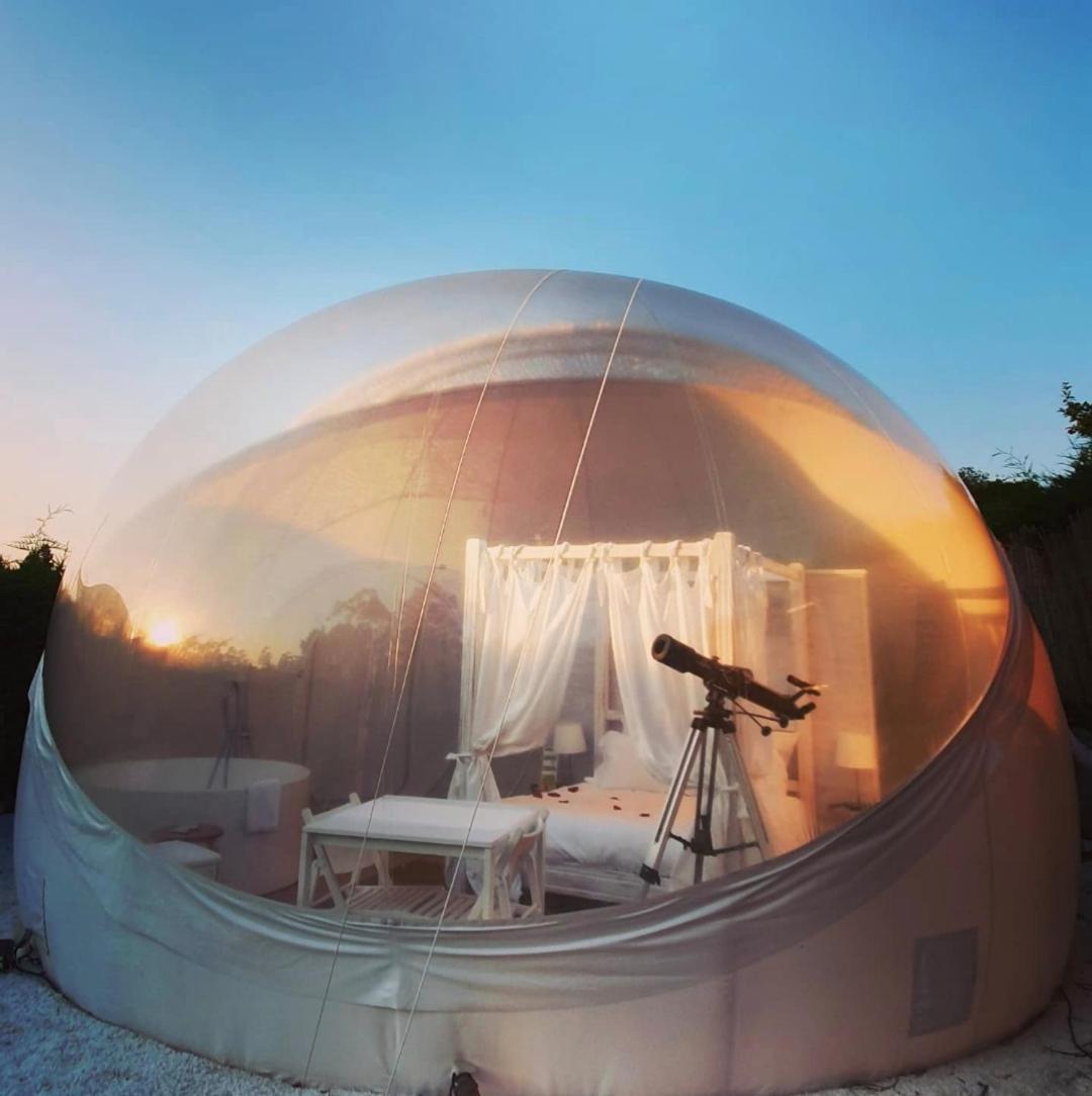 Burbujas Astronomicas Albarari Sanxenxo Hotel Buitenkant foto
